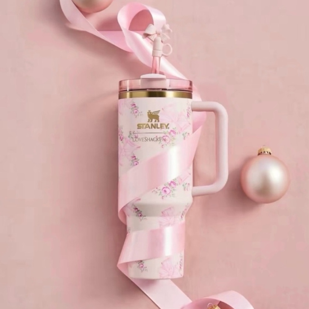 STANLEY X LOVESHACKFANCY ROSA BEAUX PINK QUENCHER | 40 OZ NWT
